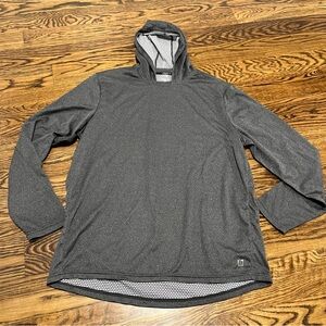 Layer 8 Charcoal Hooded Shirt Jacket
